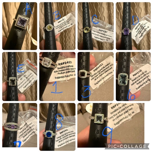 Bomb Party Jewelry - BIN Ring Bomb Party SIZE 7 YOU PICK ONE Gemstone Rings